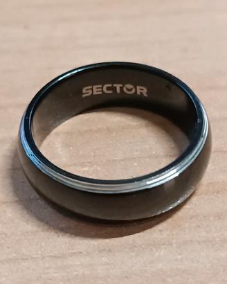 Anello uomo Sector. Grinta, fascia.