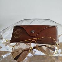 occhiali Ray Ban vintage anni 80 con custodia