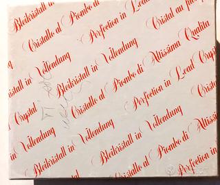 Fermacarte da scrivania in cristallo