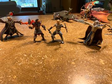 2 guerrieri e 2 maghi Schleich