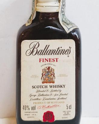 5 Mignon Ballantine’s Finest – Varianti Storiche