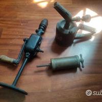 saldatrice petrolio siringa studio medico vintage