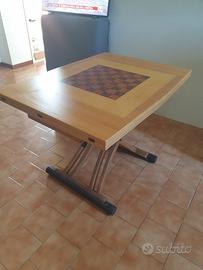 TAVOLO DA SOGGIORNO TRASFORMABILE IN TAVOLINO  