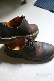 Dr martens marroni on sale basse