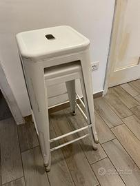 2sgabelli in metallo stile industry effetto used