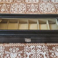 Porta Orologi 6 Posti Scatola Portaorologi