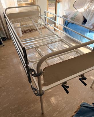 letto ortopedico + sponde in alluminio