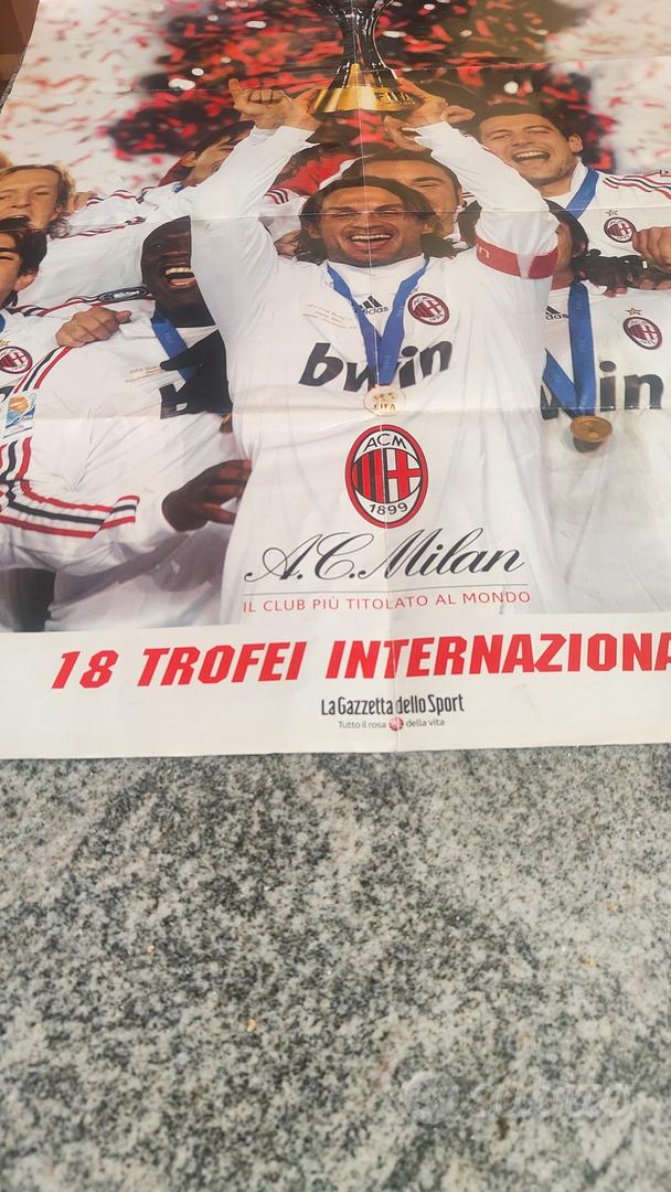 Poster Milan Campione del mondo - Collezionismo In vendita a Roma