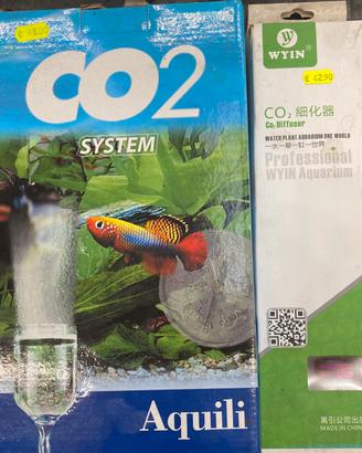 Aquili kit co2 con diffusore