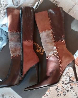 Stivale donna - Vacchetta - Apache T.Moro- 37