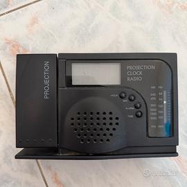 Radio Sveglia Vintage con Proiettore dell’Ora