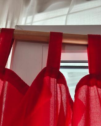 Tende Ikea rosse
