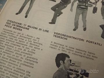 rara rivista altri media 1977 steadicam