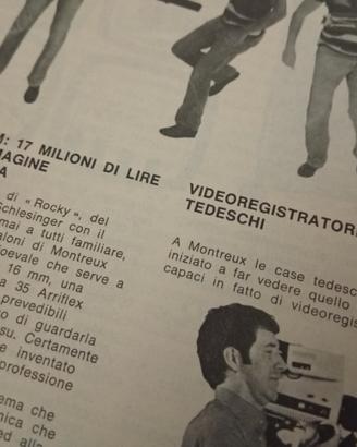 rara rivista altri media 1977 steadicam