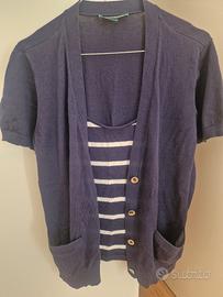  Maglia Ralph Lauren blu 100% cotone 