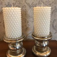 Portacandela di pregio con candele