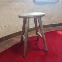 sgabello da laboratorio vintage 