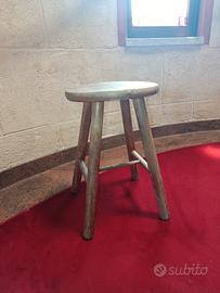sgabello da laboratorio vintage 