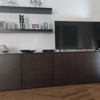 2 Mensole e Madia a 4 ante