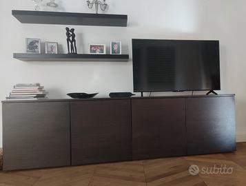 2 Mensole e Madia a 4 ante