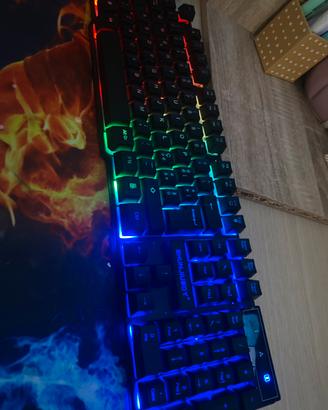 Tastiera con cavo rgbt