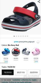 Crocs Crocband, Sandali con Cinturino alla Cavigli