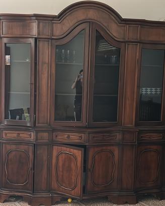 Vetrina in  legno vintage