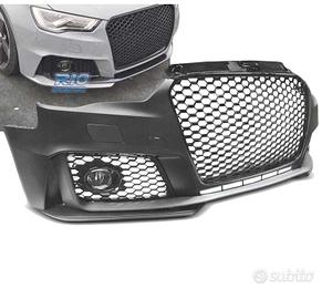 PARAURTI ANTERIORE AUDI A3 8V 12-16 LOOK RS3 NERO 