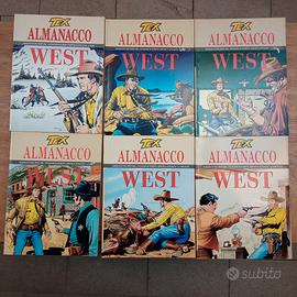 19 fumetti TEX ALMANACCO DEL WEST a 34 euro