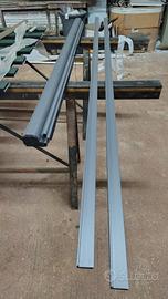 Zanzariera a molla grigio grafite