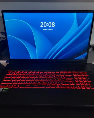 Notebook MSI 17 poll. 32 Gb RAM-6 Gb sc. video