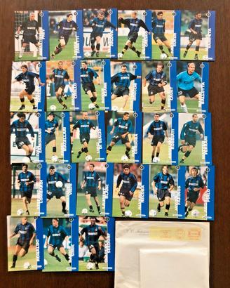 Set di 27 card ufficiali dei giocatori anno 2001