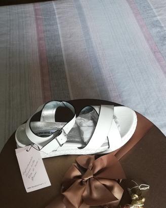 Sandalo bianco Francesco Milano 