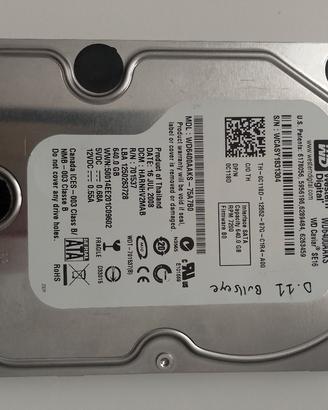 HD 640GB - WD Caviar