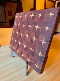 Tagliere in legno massello end grain 