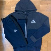 adidas | Felpa e Pantalone coordinato Grigio e Blu