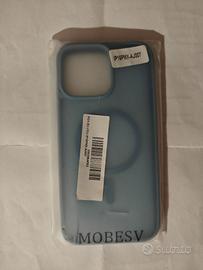 Cover magnetica iPhone 16 Pro Max - Azzurro
