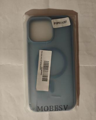 Cover magnetica iPhone 16 Pro Max - Azzurro