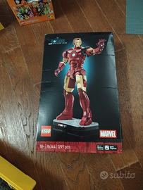 Lego marvel Iron man set statua 