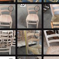 sedie tirolesi arte povera modellismo