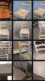 sedie tirolesi arte povera modellismo