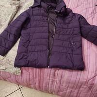 piumino  viola lungo  Busto 113 OVS