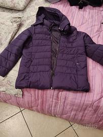 piumino  viola lungo  Busto 113 OVS
