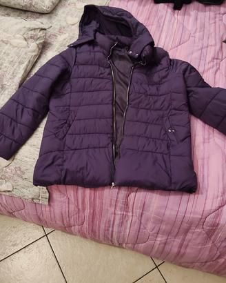 piumino  viola lungo  Busto 113 OVS