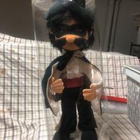 Zorro pupazzo in panno lenci anni 70 nuovo