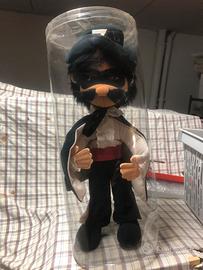 Zorro pupazzo in panno lenci anni 70 nuovo