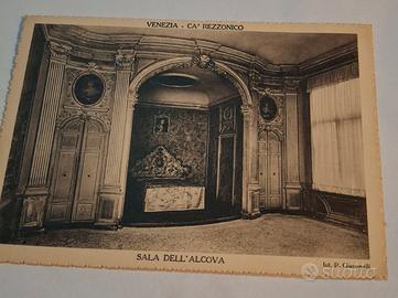 Cartolina Venezia 1936  Sala dell'Alcova 