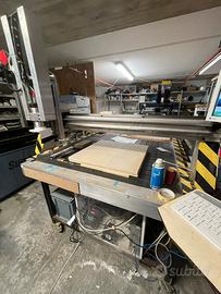 Fresa cnc 120x210 con piano aspirato sezionabile
