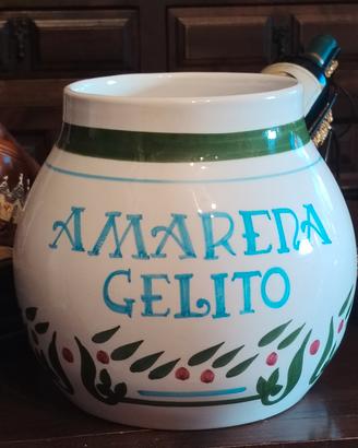 Vaso “Amarena Gelito”Fratelli Mari & C.Deruta,in C