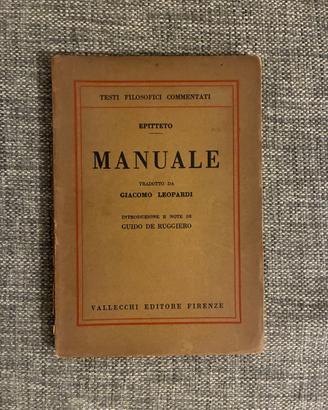 EPITTETO - MANUALE - LEOPARDI
